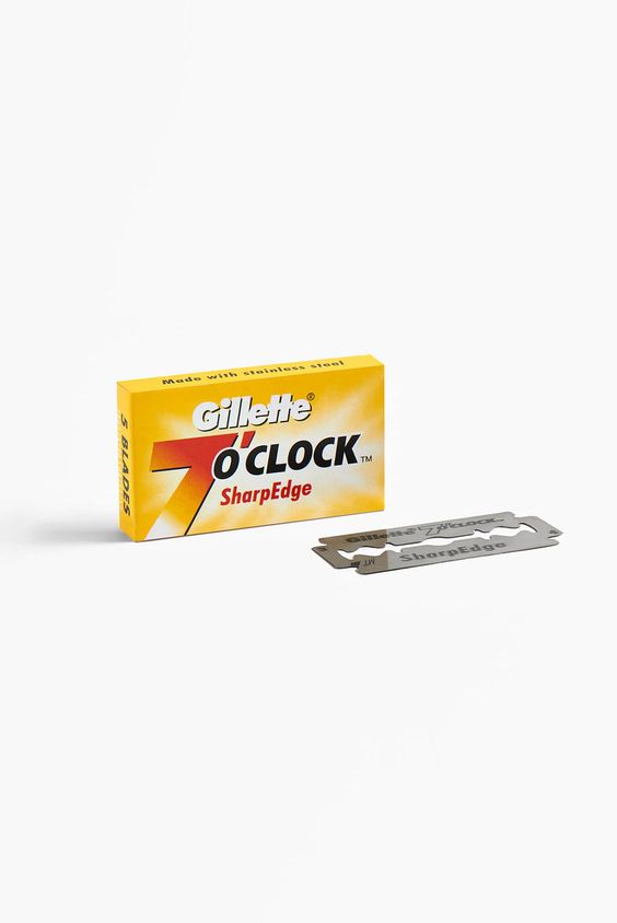 Gillette 7 O’Clock Sharp Edge DE Razor Blades — Rose & Thorne